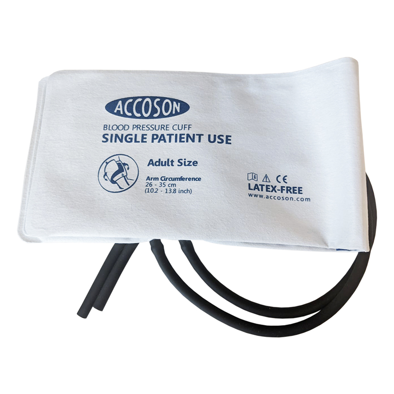 Accoson Large Adult Single Patient Cuff (34.3cm - 50.9cm) | Double Tube