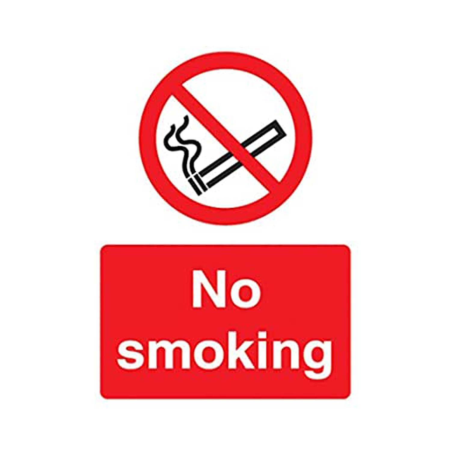 No Smoking, Rigid, Size 200 x 150mm (W x H)