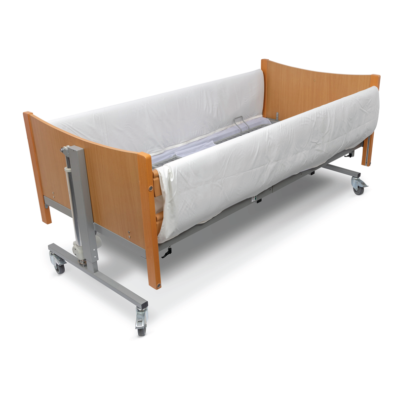 Mesh Connected Full Length Bed Rail Protector | Single Pair