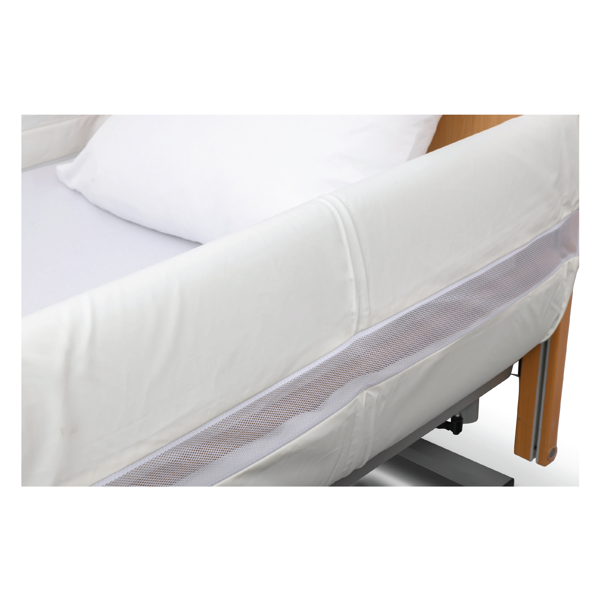 MRSA Resistant Bed Rail Protector | Full Length Velcro Fastening | 200 x 87cm | Single Pair (1)