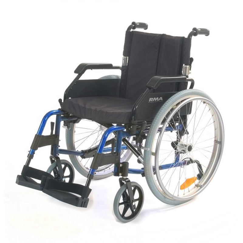 Roma Lightweight Wheelchair | 18" | Blue