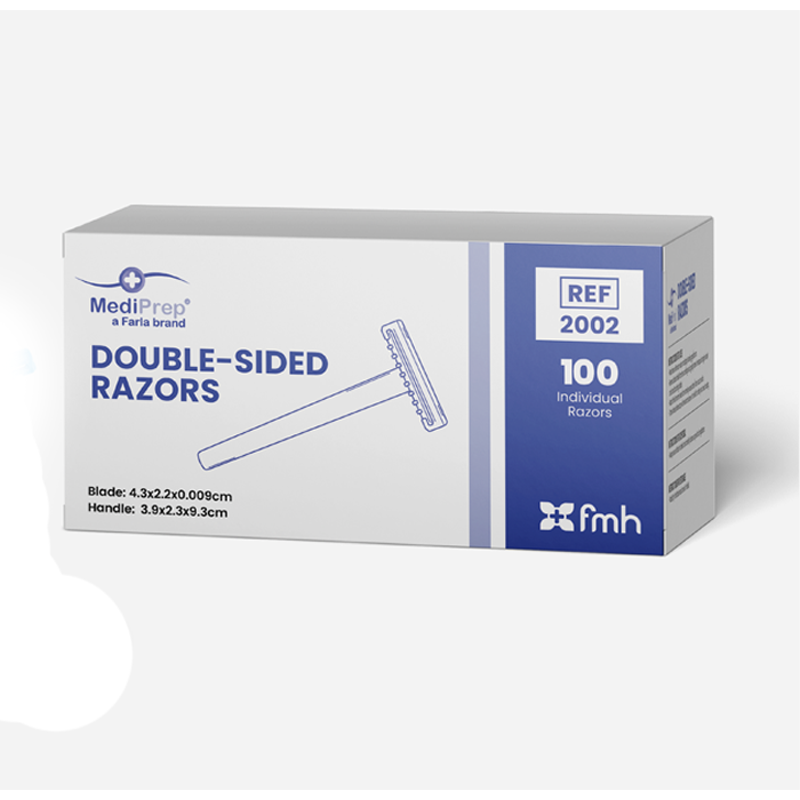 MediPrep Double Sided Prep Razors | Pack of 100