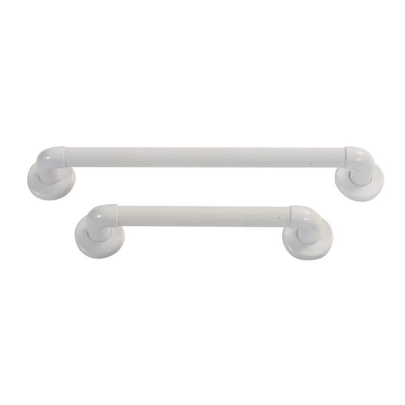 Abs Fluted Grab Bar | 18" | White