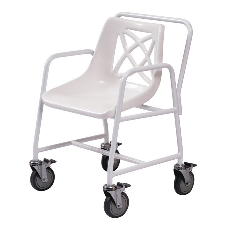 Mobile Shower Chair | 4 Brakes