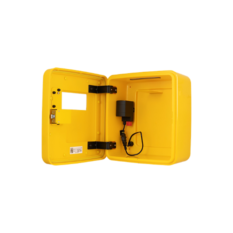 Locked Polycarbonate External Cabinet with Electrics | Yellow