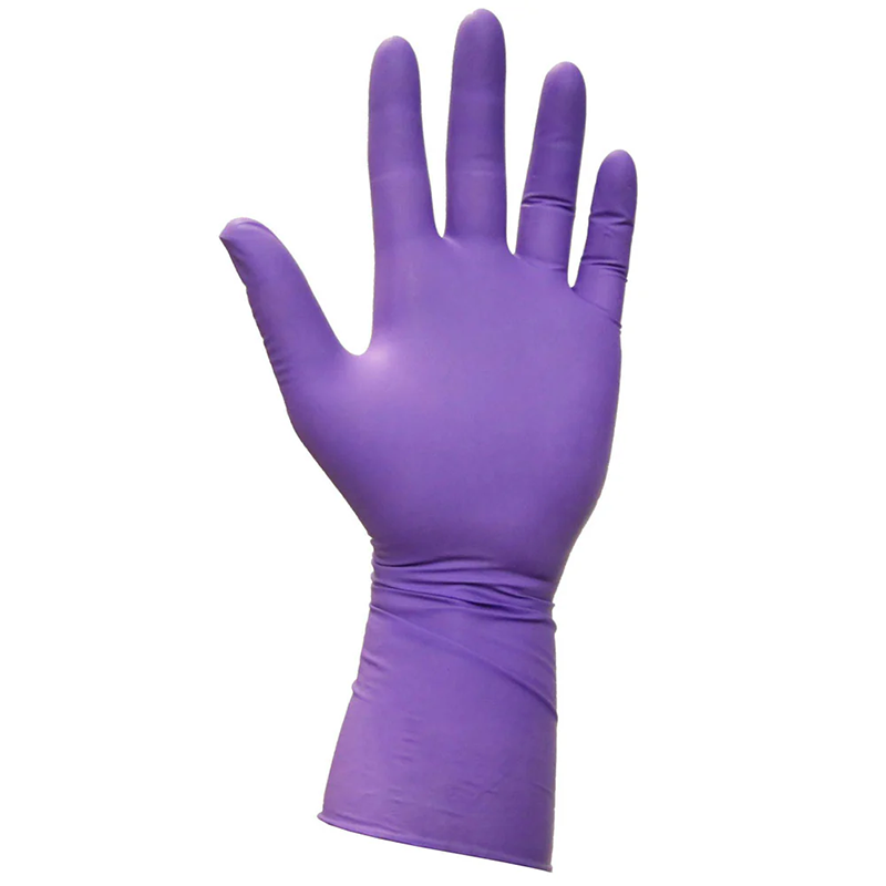 Paramount Purple Exam Nitrile Gloves - Powder Free Disposable 4mil Thick, Expires 2027