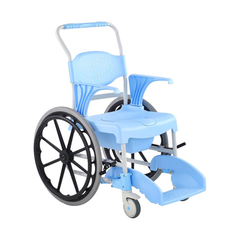 Alerta Aqua Shower Commode Chair | Self-Propelled | 4 Braked Wheels
