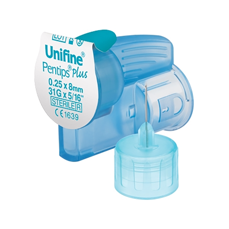 Unifine Pentips PLUS Insulin Pen Needles | 8mm 31G | Pack of 100