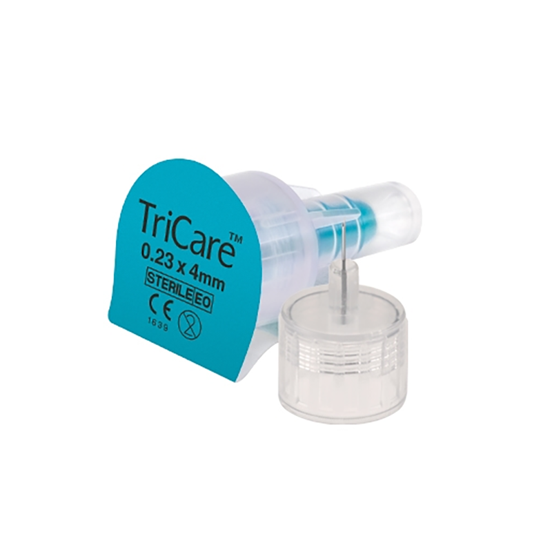 TriCare - Diabetes Medication Injection Pen Needles | 4mm 32G | Pack of 100