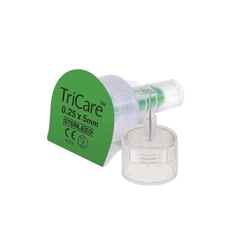 TriCare - Diabetes Medication Injection Pen Needles | 5mm 31G | Pack of 100