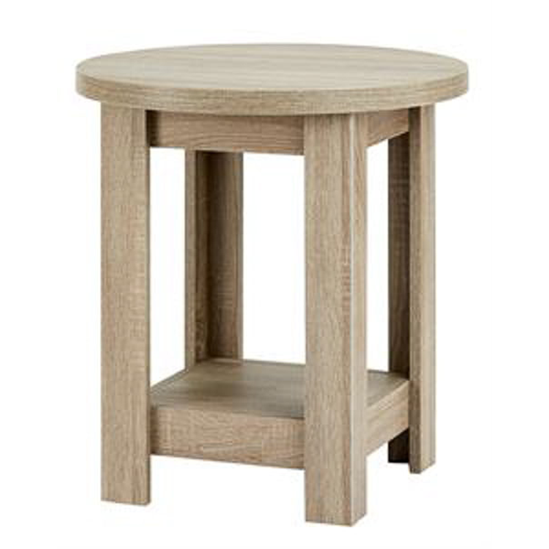 Aspen Circular Coffee Table | Odessa Golden Oak