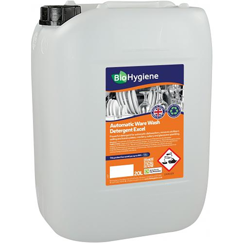 BioHygiene Automatic Dish Wash Detergent | 20L Haz for Trans | Single