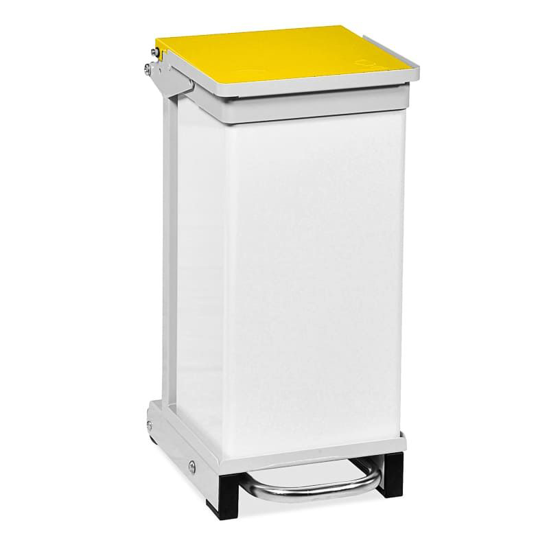 Bristol Maid 20L Bin Hands Free & Silent Closing | Yellow Lid
