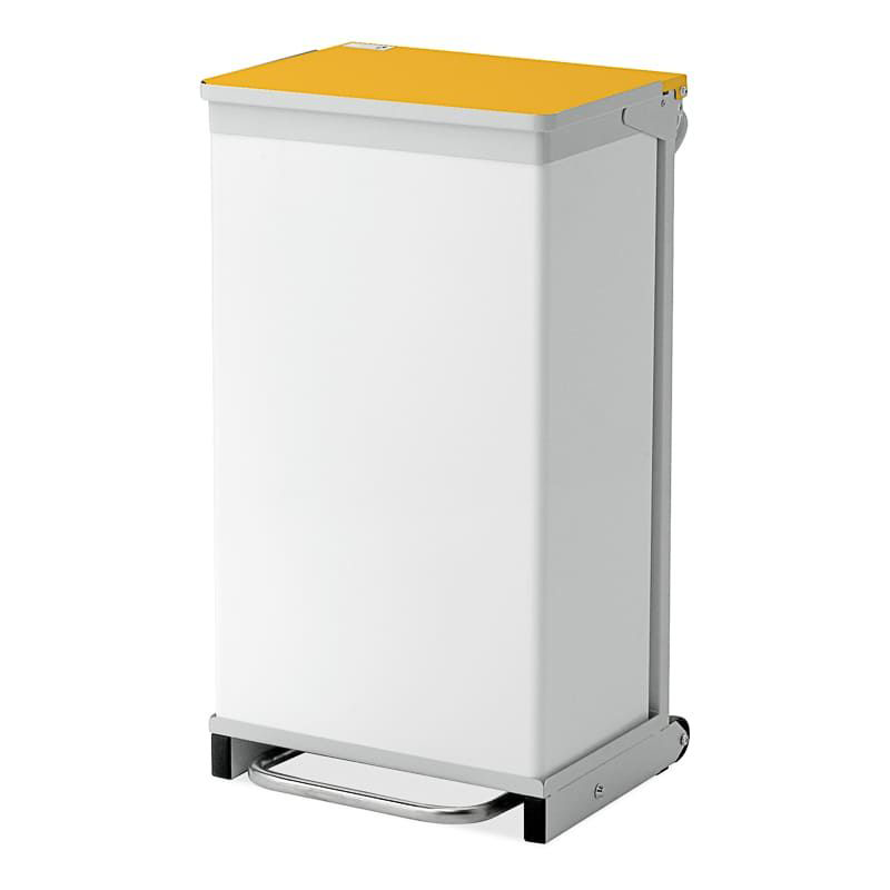 Bristol Maid 75L Hands Free Bin With a Yellow Lid (W)435x(D)430x(H)785
