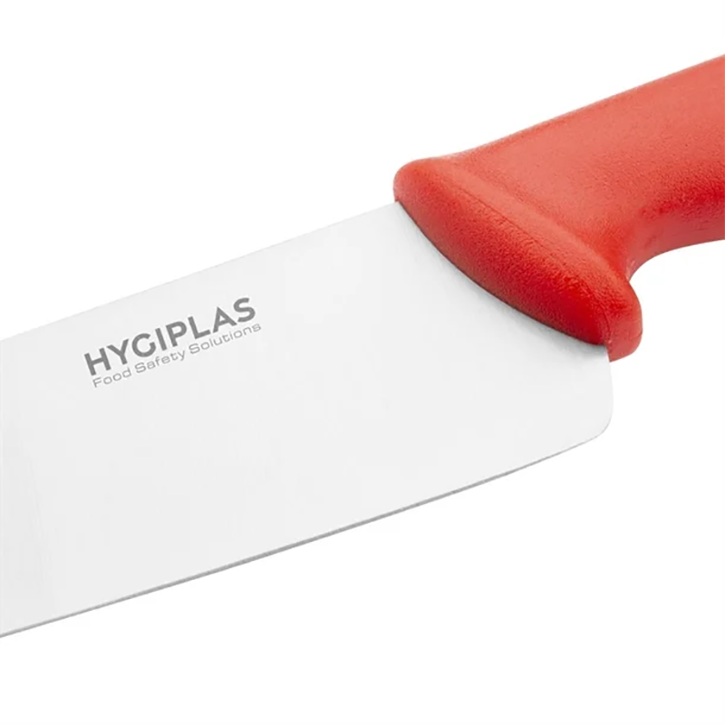 Hygiplas Chef Knife | Red | 25cm | Single (2)