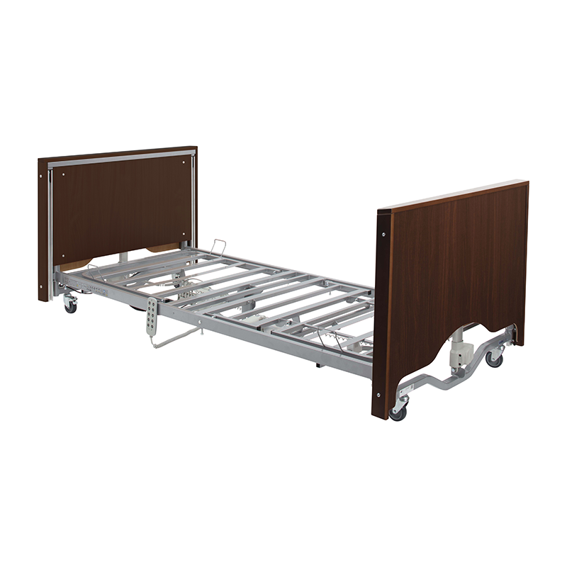 Casa Elite Care Home Bed (Covered Ends) Low | Walnut