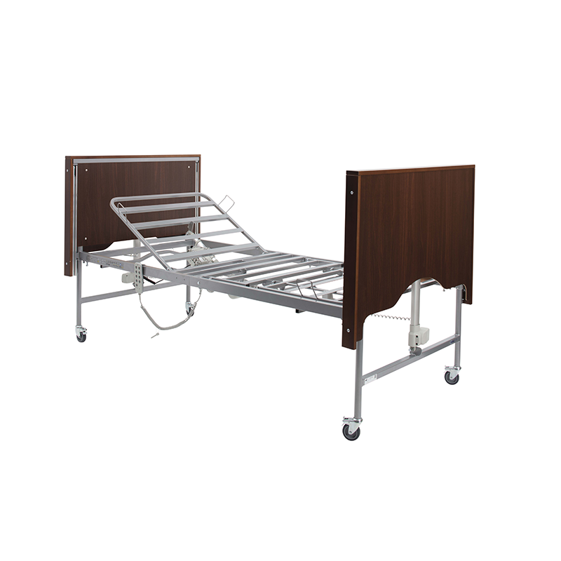 Casa Elite Care Home Bed (Covered Ends) Standard | Walnut