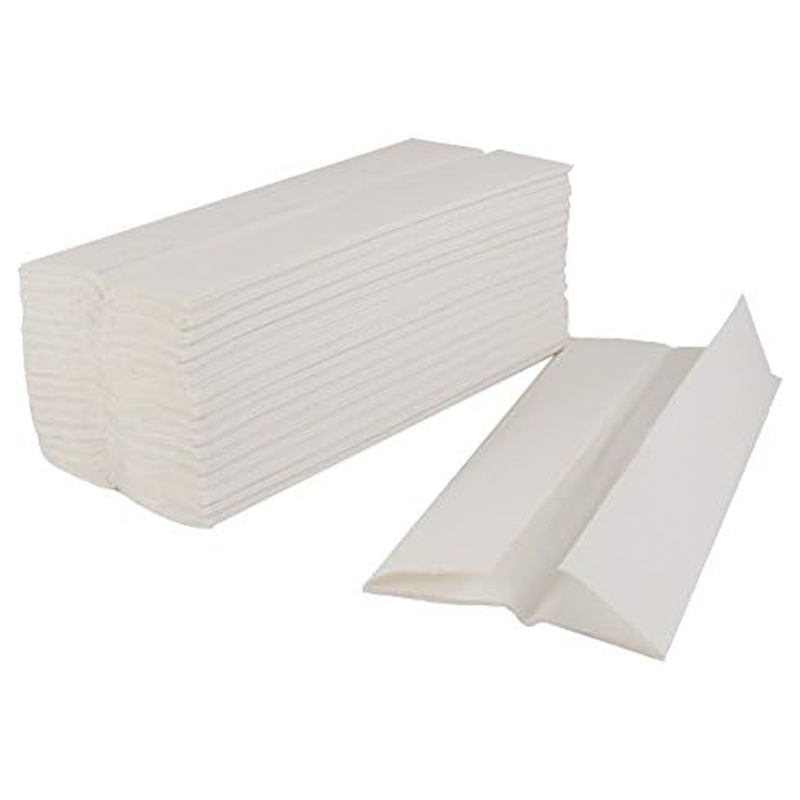 C-Fold Hand Towels | White | 1 Ply | Pack of 12 Sleeves (220 Sheets / Sleeve)