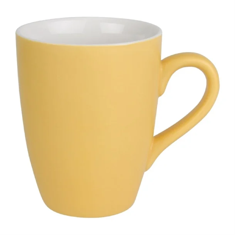 Olympia Matt Pastel Mug | Yellow | 340ml | Pack of 6