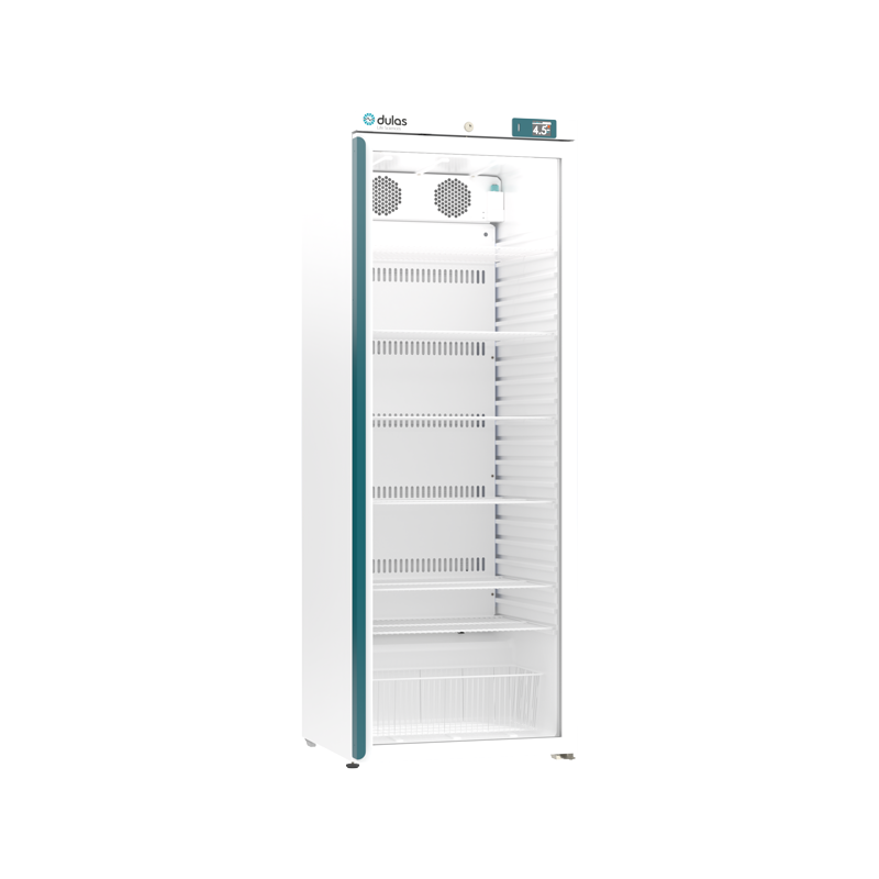 Dulas Freestanding Pharmacy Fridge | 340L | Glass Door