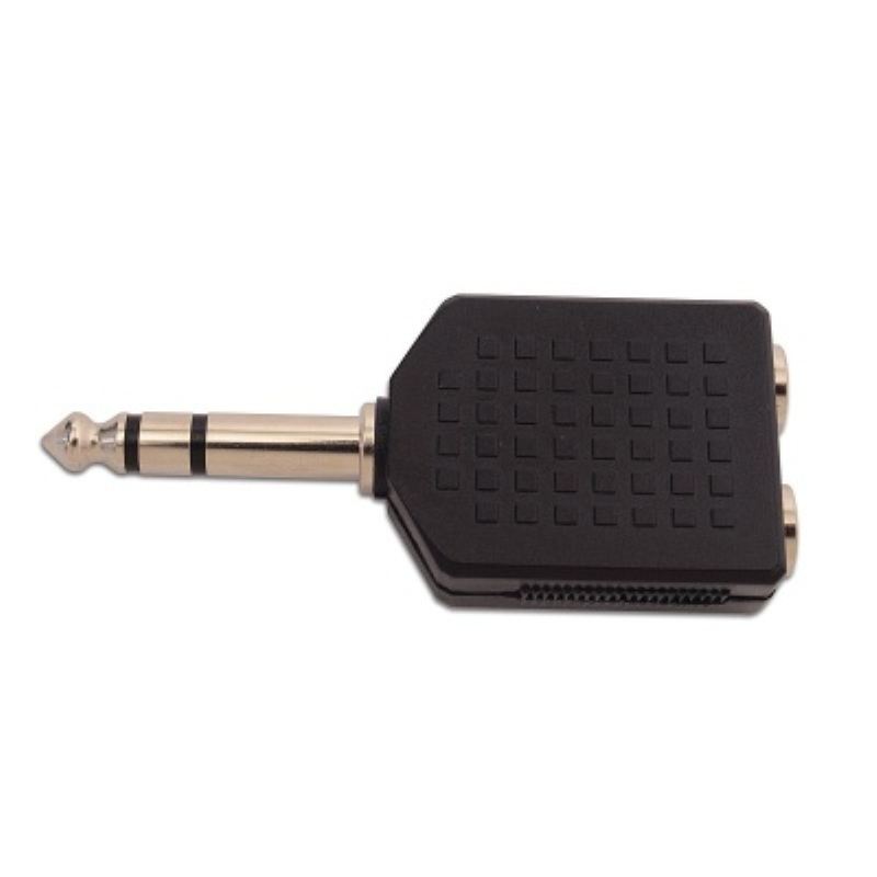 Double Plug Adaptor | Clear Plug | 4 Groove
