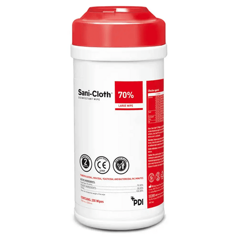 Sani-Cloth 70% Disinfectant Alcohol Wipes | Tub of 200