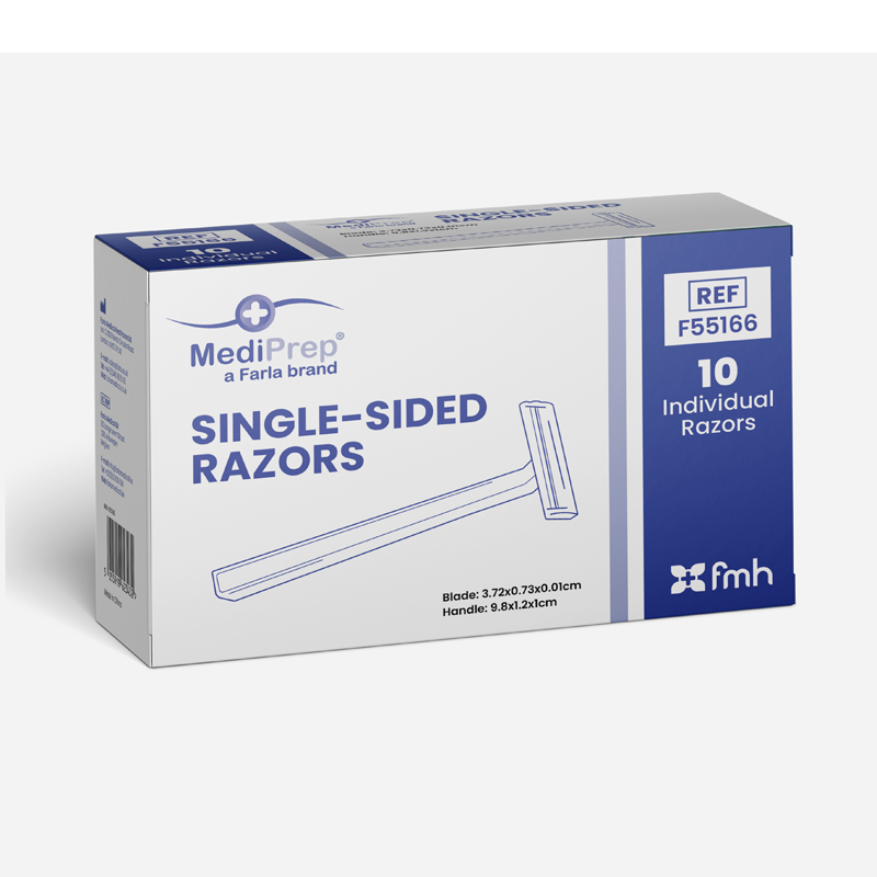 MediPrep Single Sided Razors | Pack of 10