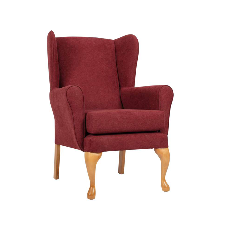 Drive Queen Anne Fireside Chair | Brick