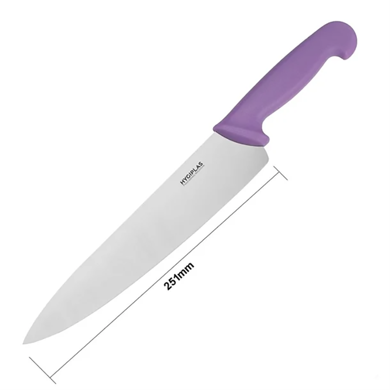 Hygiplas Cooks Knife | Purple | 25cm | Single (4)