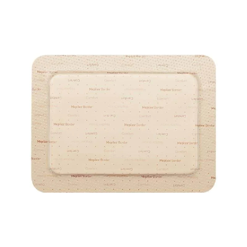 Mepilex Foam Dressing Silicone Including Adhesive Border | 5 x 12.5cm | Pack of 10 (1)