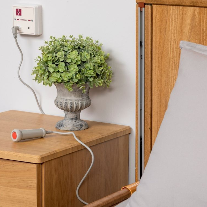 Alerta Nurse Call Button | Clear Plug | 6 Groove | Touchsafe Pro