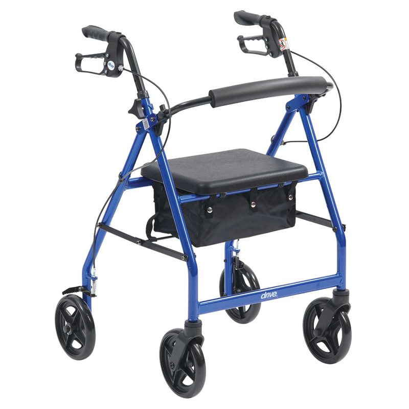 Aluminium Rollator 8" Wheels | Blue