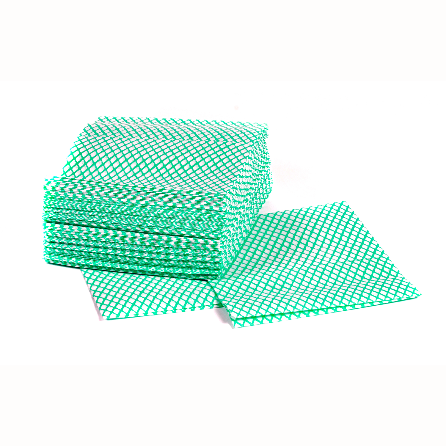 All Purpose Disposable Cloths | Pack of 50 & All Purpose Disposable Cloths | Green | Pack of 50