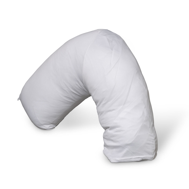 Ultraknit V-shaped Pillowcase | FR Polyester | Envelope End | Cream | Single (1)