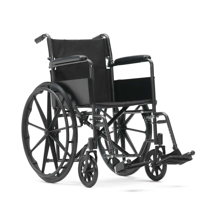 Silver Sport Steel Self Propel Wheelchair | Folding Back