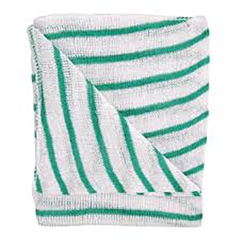 Dish Cloth Stockinette | 30 x 40cm | Green | Pack of 10