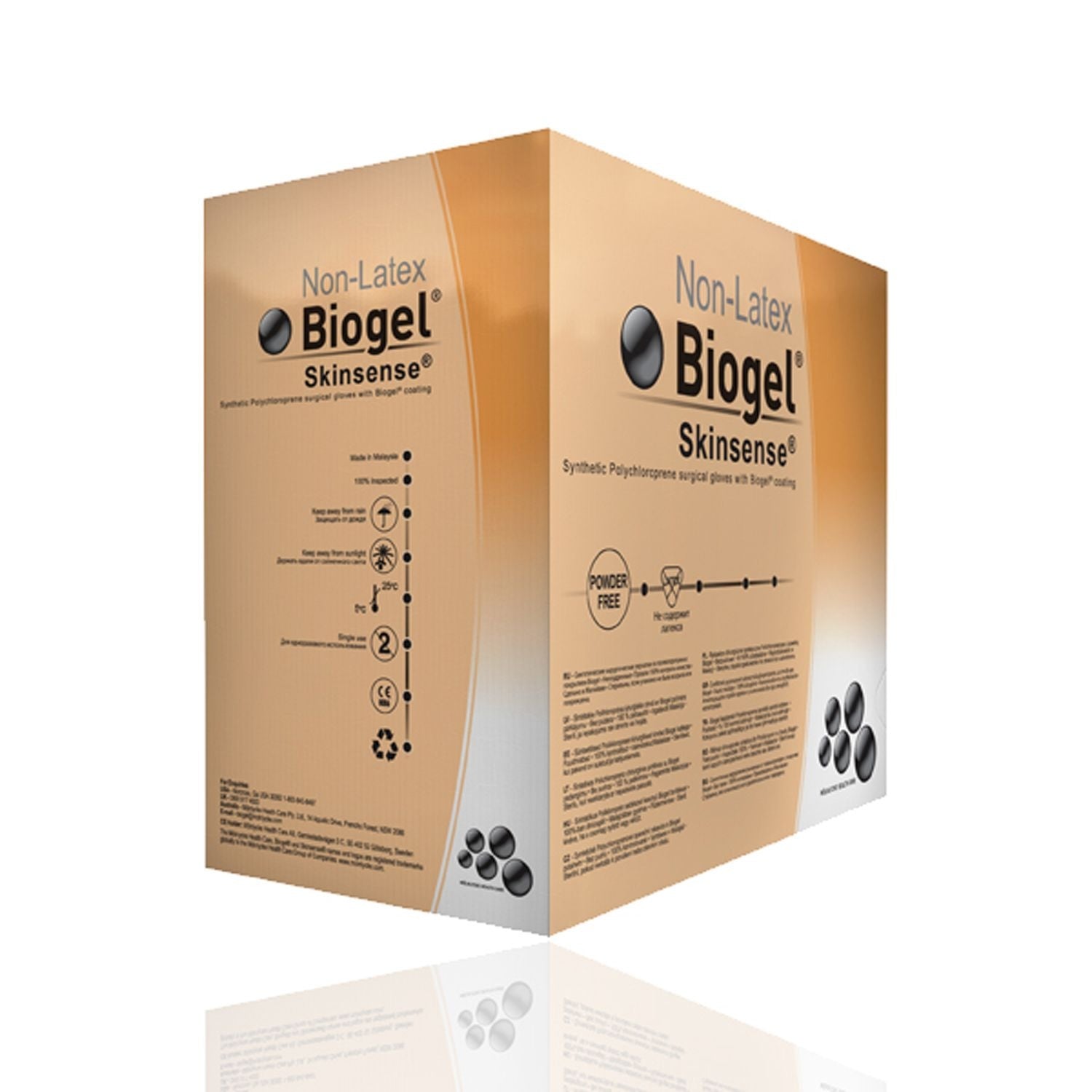 Biogel Skinsense Gloves | Non-Latex | Powder-Free | Sterile | Pack of 50