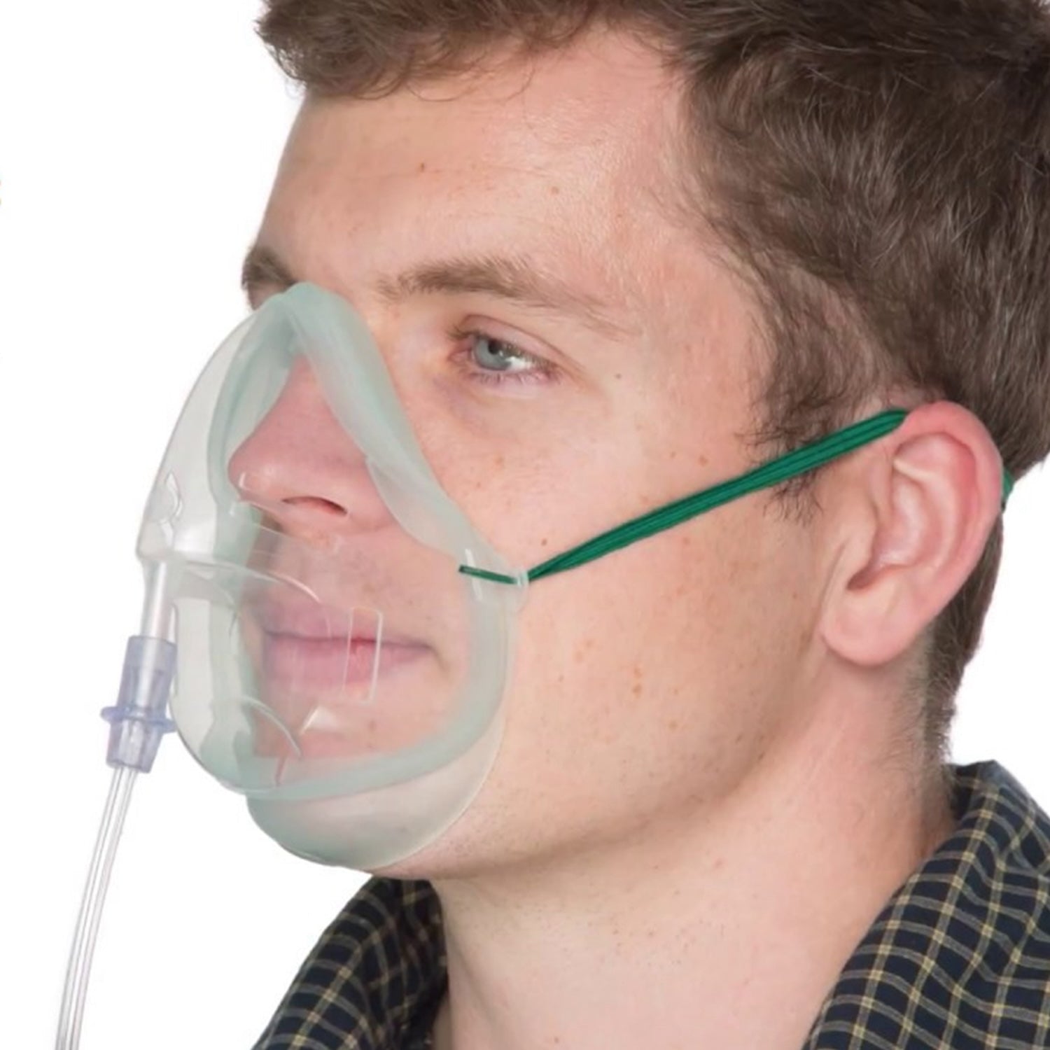 Adult High Concentration Oxygen Mask with Tube | 2.1m | Pack of 40 (3)