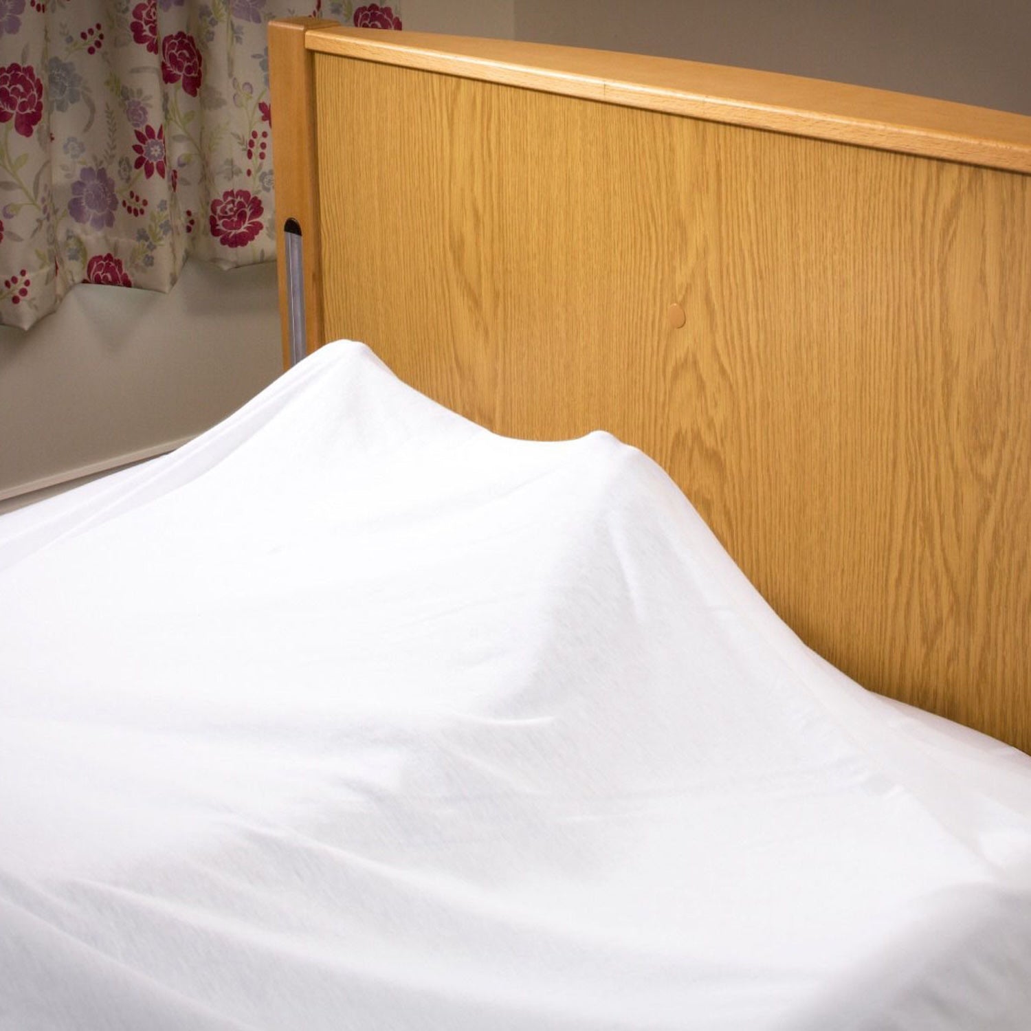 SleepKnit Semi-Fitted Top Sheet | Polycotton | Single Bed | individually Bagged | Cream