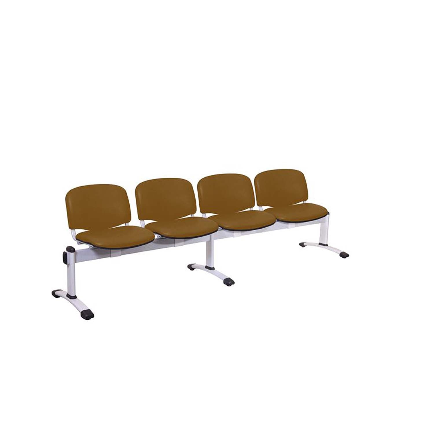 Sunflower Venus Visitor 4 Anti-bacterial Vinyl Upholstery Seats Module in Walnut