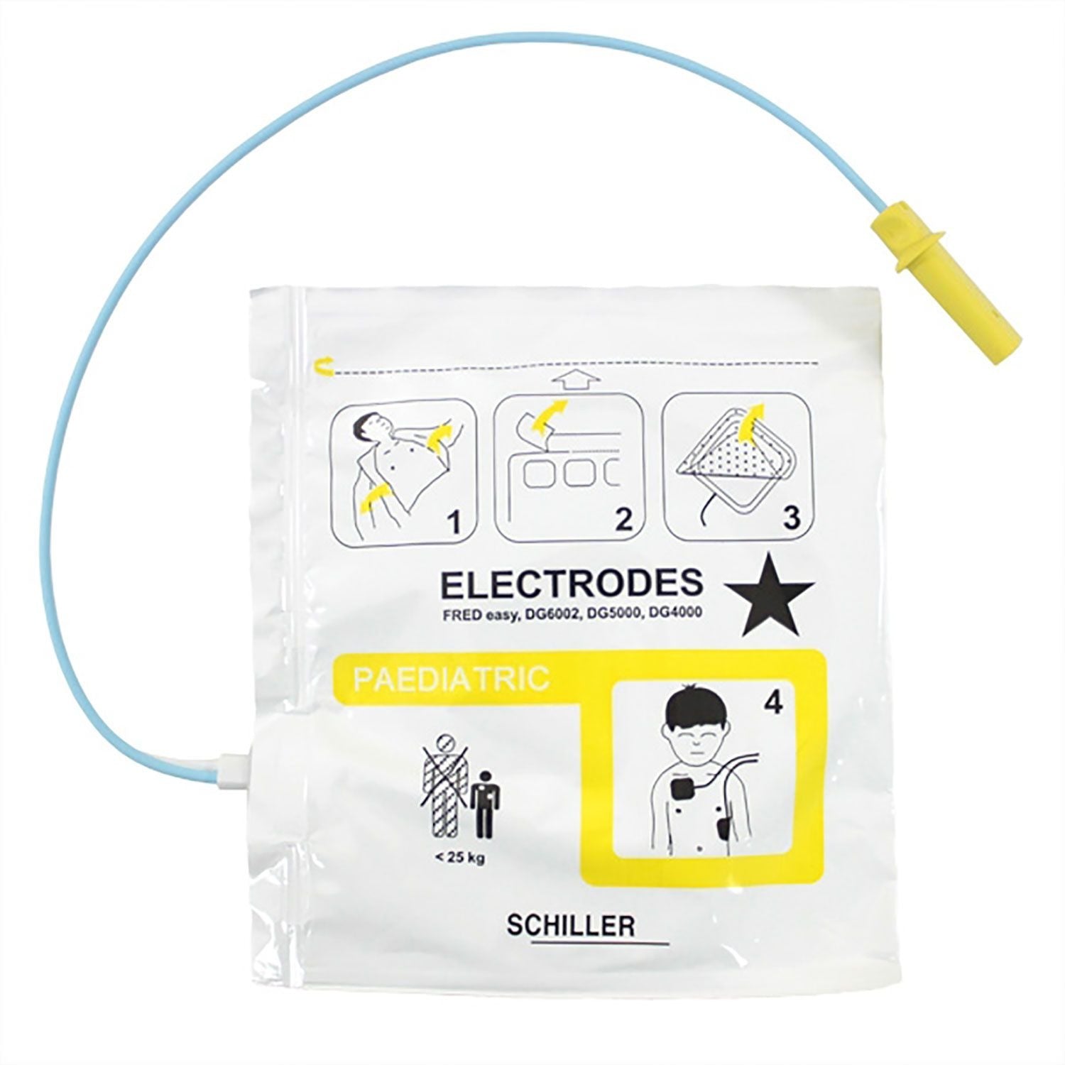 Schiller FRED easyport AED Defib Pads | Child (Not pre connected)