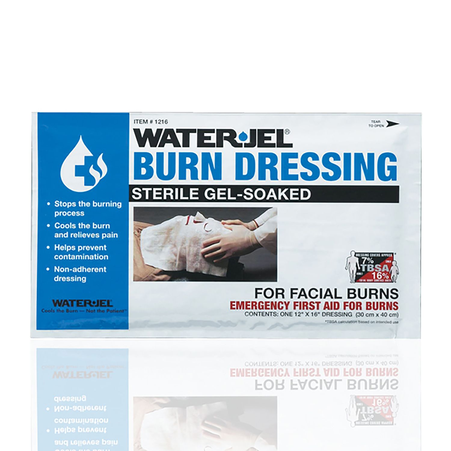 Water-Jel Face Mask Burn Dressing