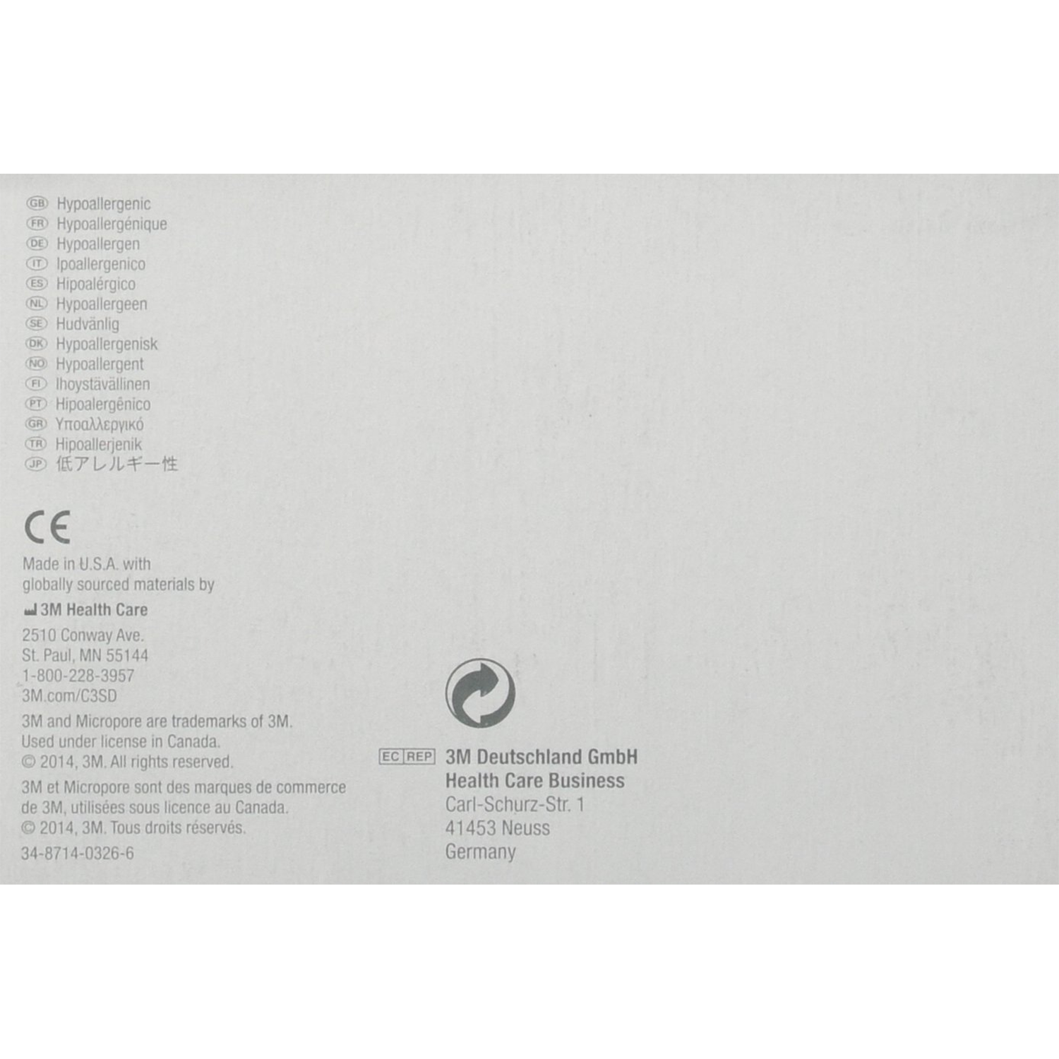 Micropore Adhesive Tape | 7.5cm x 9.1m | Pack of 4 (1)