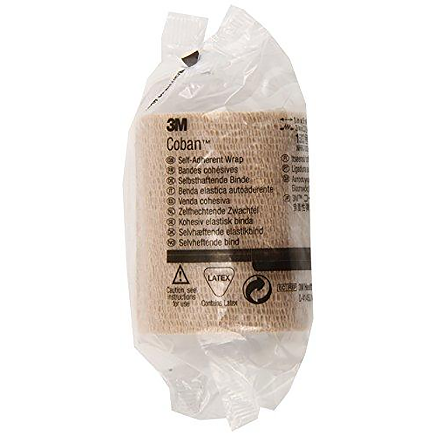 3M Coban Self-Adherent Wrap | 7.5cm x 4.5m | Tan | Single Roll