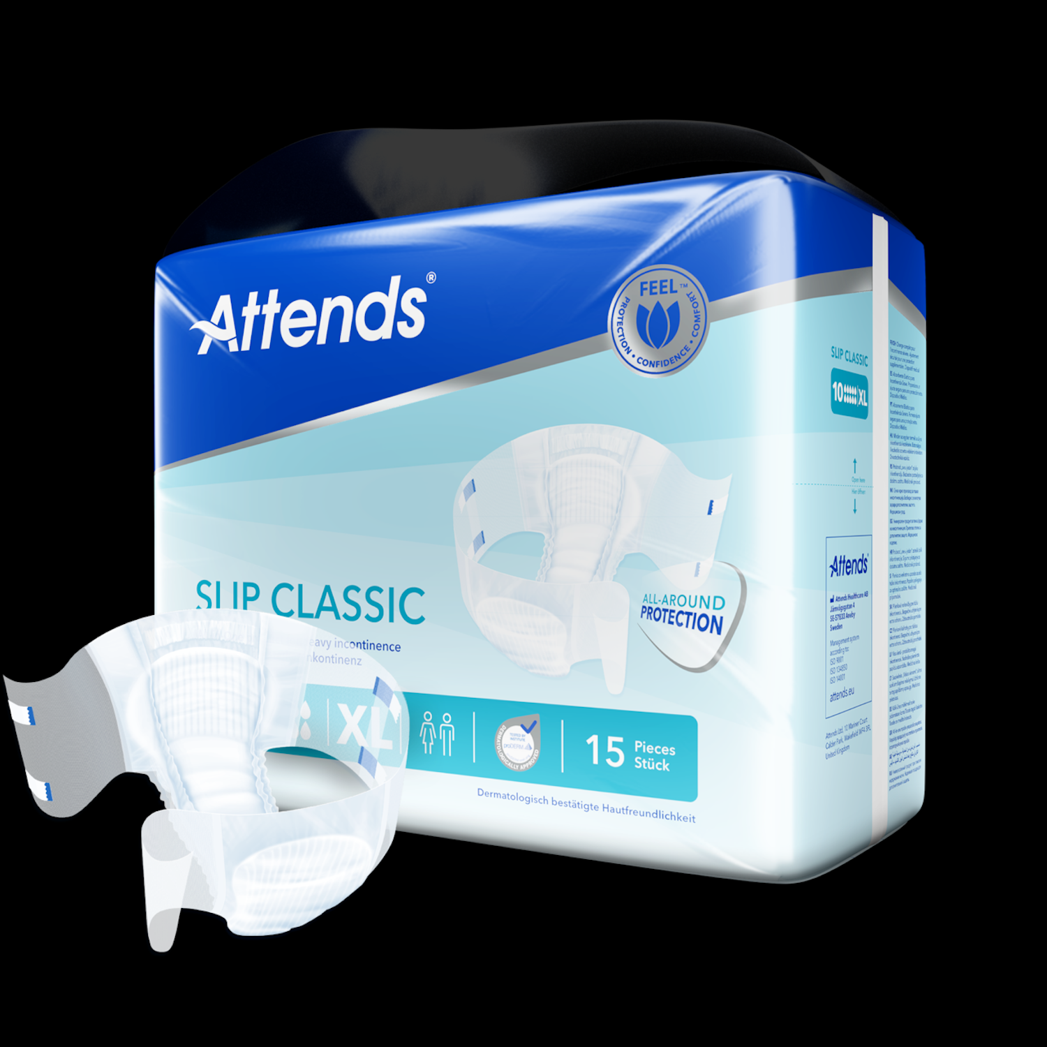 Attends Slip Classic 10 | XLarge | Pack of 15 (1)