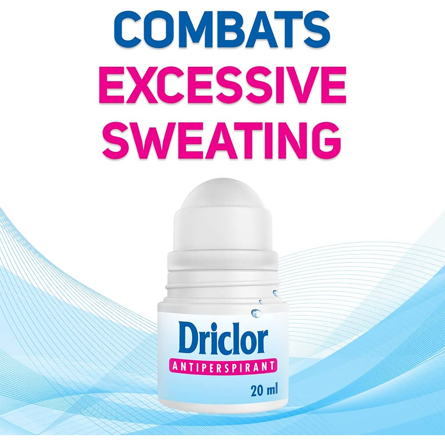 Driclor Antiperspirant Roll On Applicator | 20ml | Single (2)