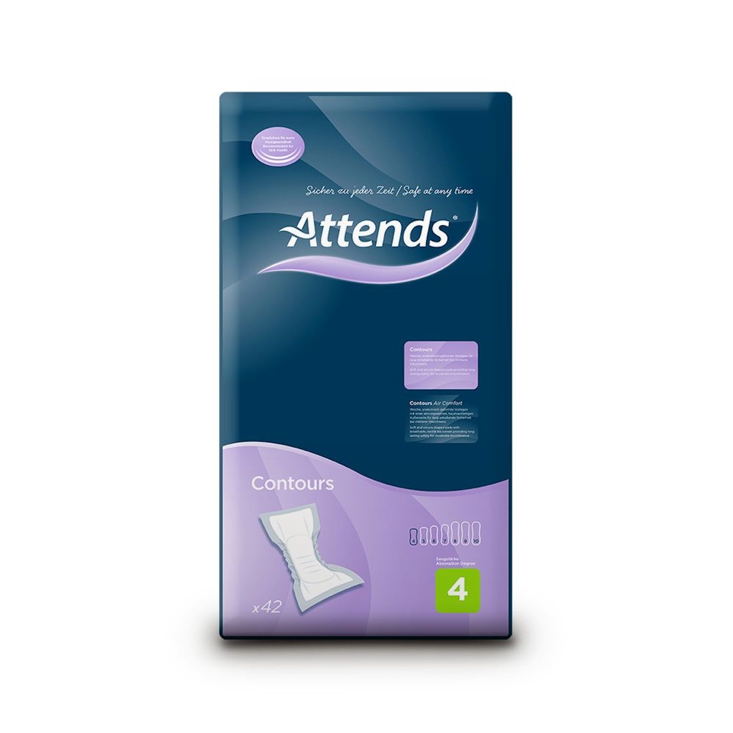 Attends Contours Regular 4 | Pack of 42 (1)