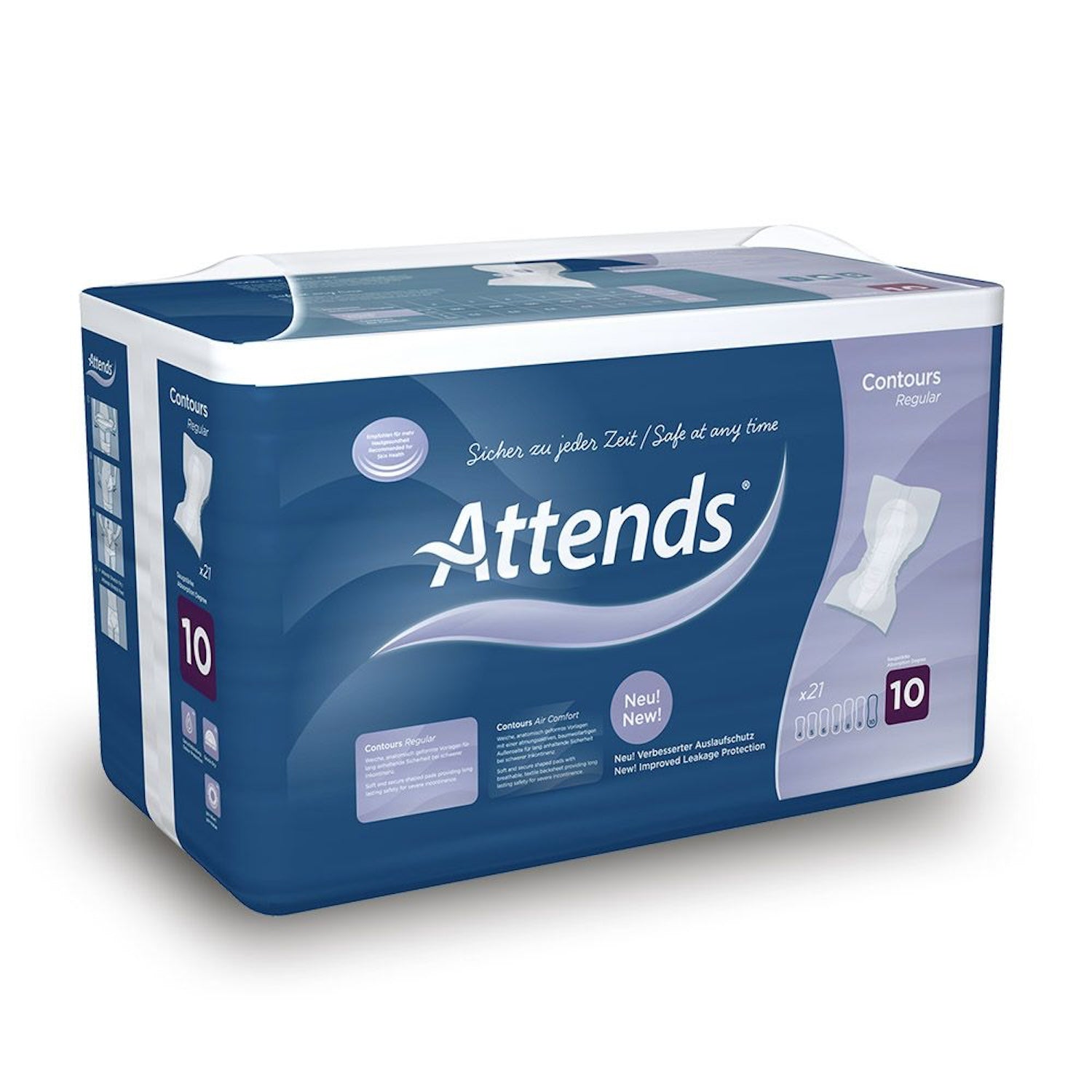 Attends Contours Regular 10 | Pack of 21 (1)