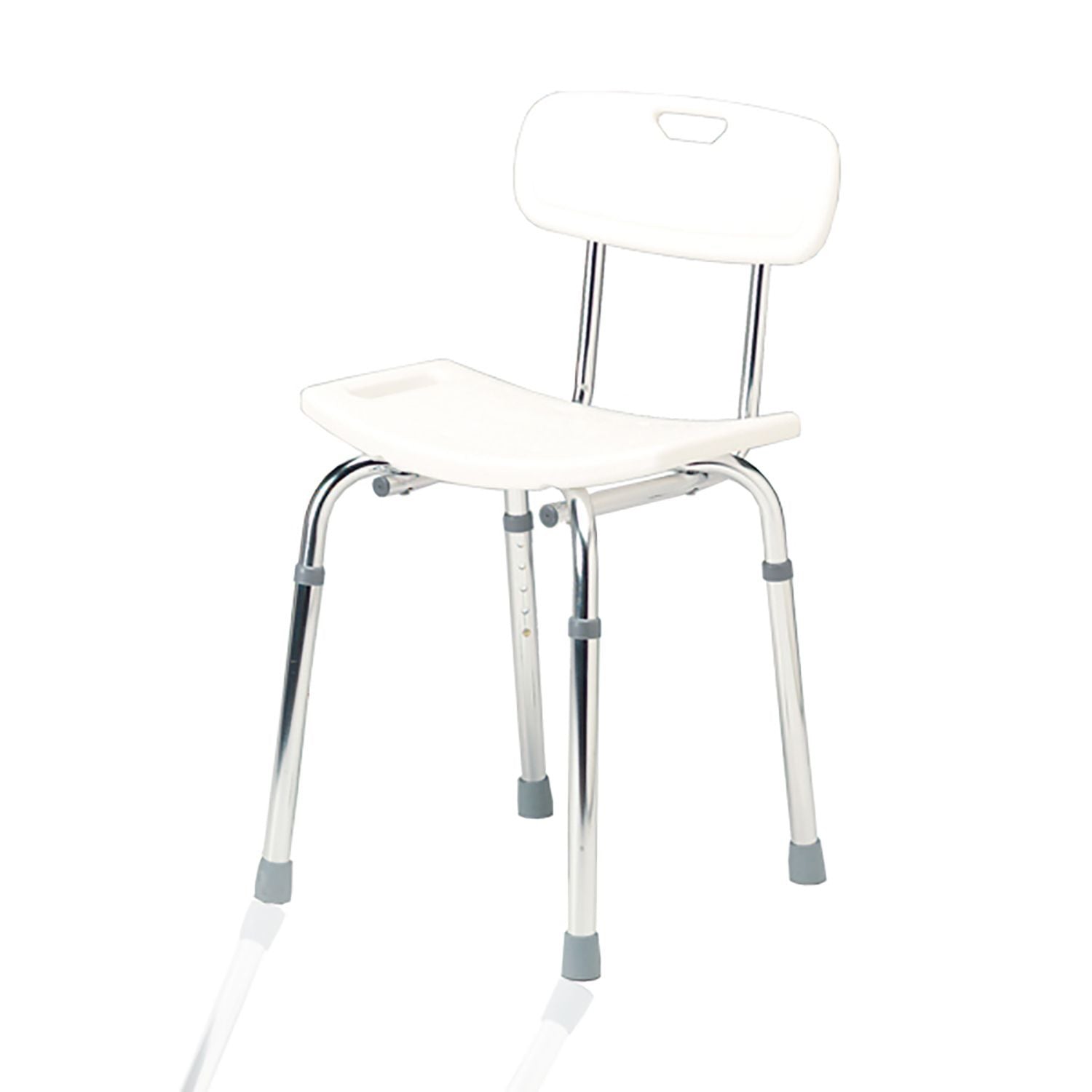 Roma Shower Chair with Back | Aluminium | Adjustable