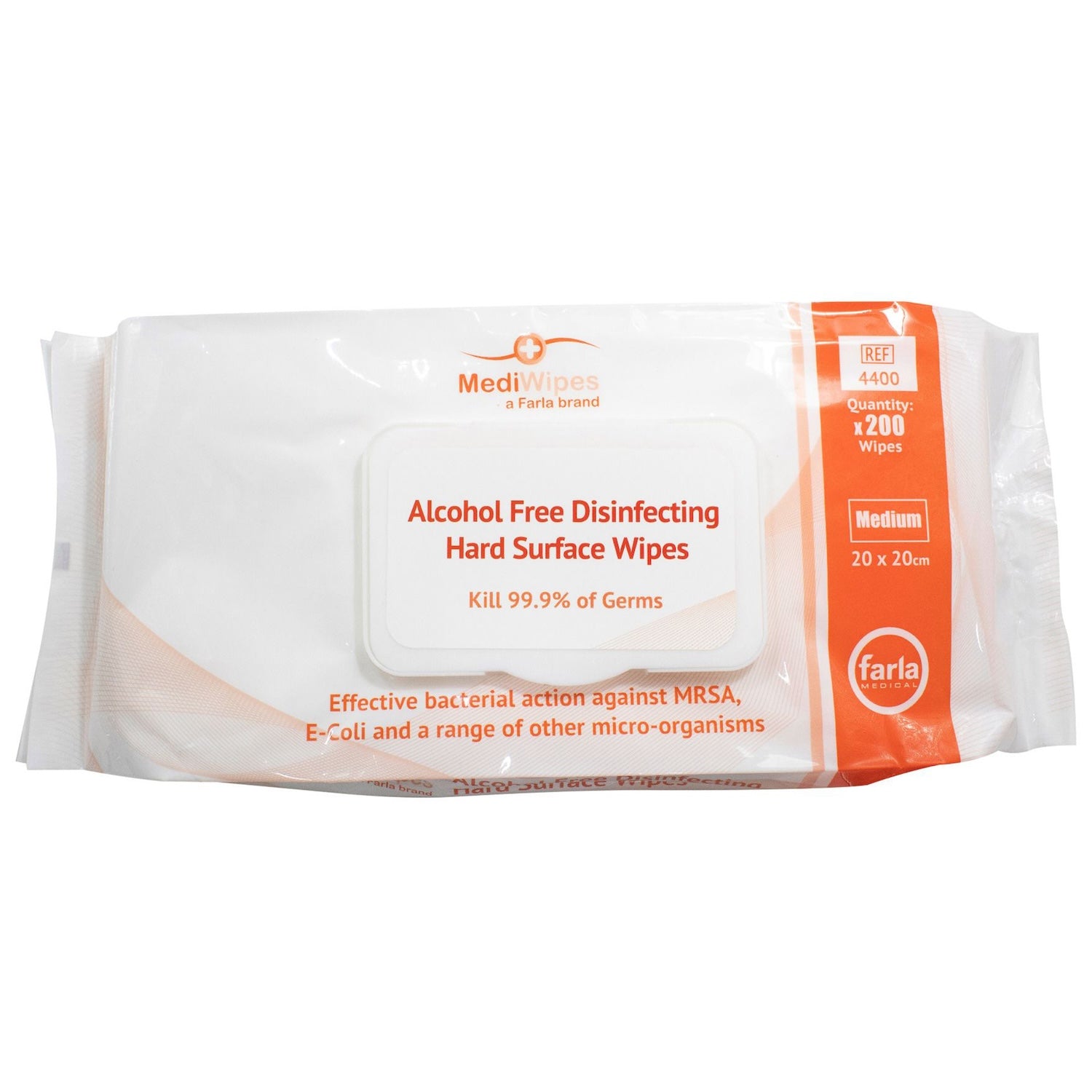 MediWipes Alcohol Free Surface Wipes | Moist | Medium | Pack of 200